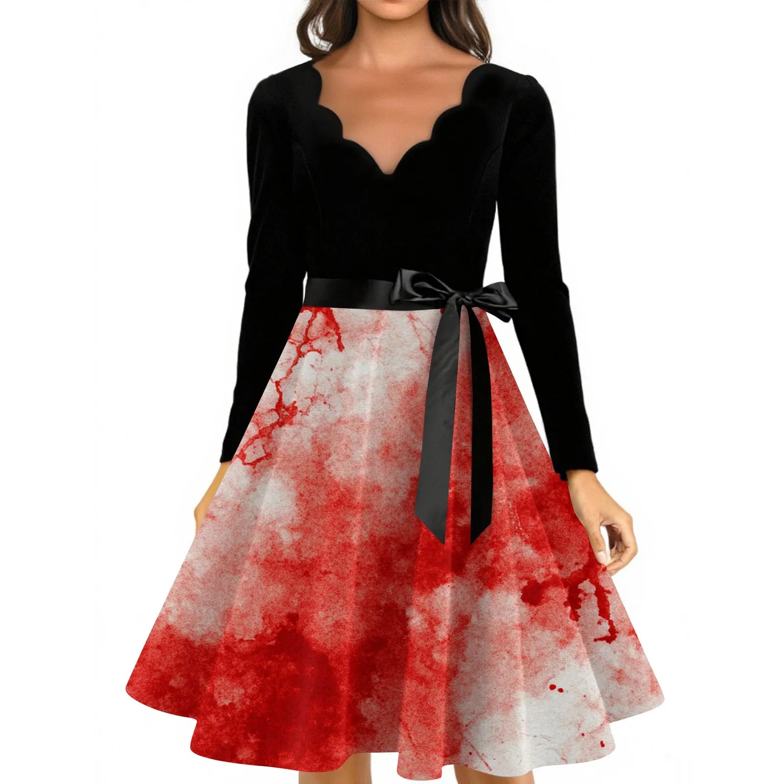 Halloween Print Dress